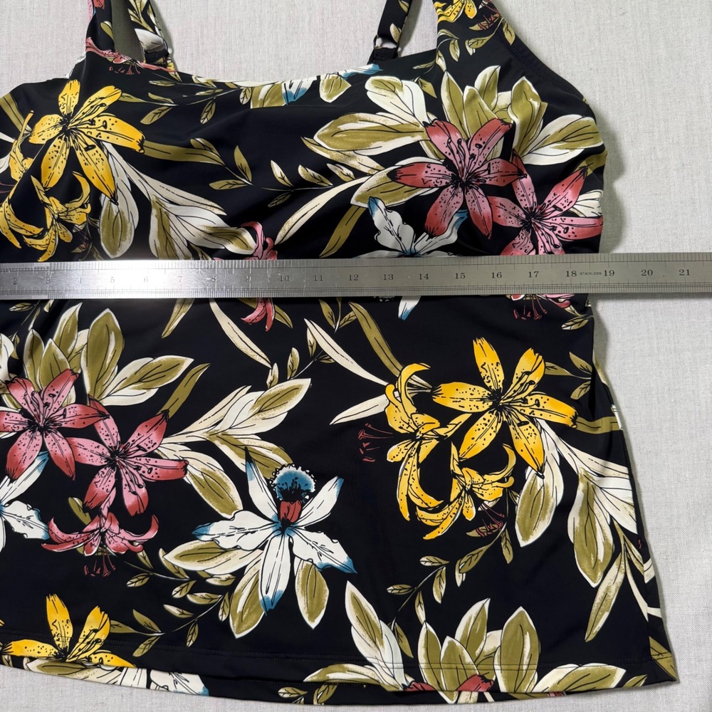Alaskan Hardgear Duluth Trading Co Floral Tankini Top Only Plus Size 18 EUC - Picture 12 of 13